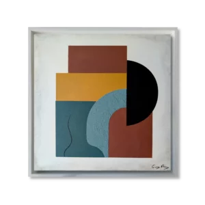 Cadre flottant blanc