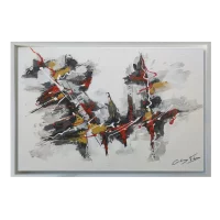 Cadre flottant blanc