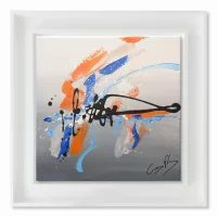 Cadre flottant XL blanc