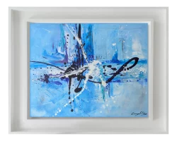 Cadre flottant XL blanc